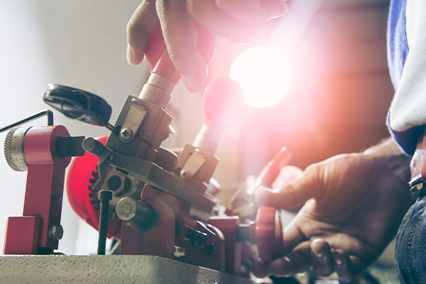 person making universal key