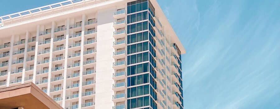 a large apartment building